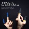 PubG Trigger Thumb Gloves - Free Fire Finger Sleeve Black color Thum Gloves With Amazing And Best Price In Pakistan. 