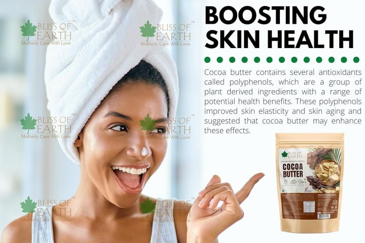 Bliss%20of%20Earth%20Cocoa%20Butter%20For%20Chocolate%20Making%20200g,%20Food%20Grade,%20Raw%20&%20Organic%20For%20Hair,%20Skin%20&%20Stretch%20Marks%20-%20Image%203