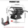 Mini Projector Lens Spotlight For Bikes And Cars (2PCS light & Button) Waterproof Auxiliary Led Fog Lamp German Technology. 