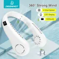 ORIGINAL Neck Fan Portable Bladeless Neck Fan Rechargeable 360° USB Cooling Fan Super Strong hanging neck fan Portable Personal Fan Super Quiet Fan Dual Cooling Fan Summer Fan for Outdoor Sports Home Office Travel. 