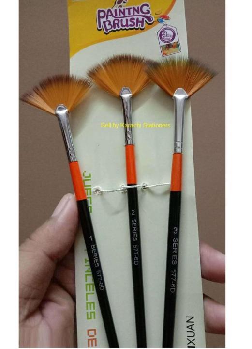 3%20pcs%20Artist%20Paint%20Fan%20Brush%20Set%20-%20Image%204