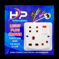 7in1 Universal Multi-functional Multi Plug Wall Power Socket China Fitting Sheet China Switch Light Plug Board. 