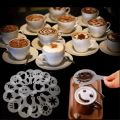 Pack Of 10 Coffee Art Stencil Random Design. 