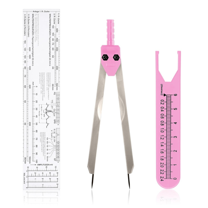 EKG Calipers ECG Calipers Measuring Tool with Ruler EKG Caliper