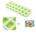 ​Easy Push Pop-Out Square Silicone Ice Cube Tray with Plastic Lid – 14 Grids Flexible Mold for Freezer & Refrigerator – BPA-Free, Leak-Proof, Stackable Design​ Walmart.com +3 Amazon +3 Walmart.com +3. 