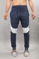 Blue Cotton Outer White Stripe Trouser For Men Street wear. 