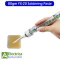 2 pcs YX-20 Soldering Paste 80gm Yellow Soldering Wire Welding Flux Paste Circuit Grease 80gram Soldering Welding Repairing by Electrica. 