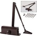 Manual Hydraulic Door Closer, Heavy Duty Interior and Exterior, Aluminum. 
