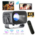 A10 Plus Home Movie Projector,720P Native 1080P 4K Support Android 11.0 Projector with Netflix,1000+ app for Download Portable Outdoor Projector. 