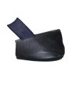 Leather Heel Covers (Heel and Foot Protectors) - Unisex - Black. 