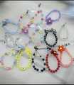 1Pc Colorful Beaded Flower Phone Charm – Jewelry Style Lanyard Strap for Girl Mobile Accessories | Phone Wrap Gallery. 