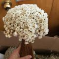 30Pcs Dried Daisy Floral Bouquet Wedding DIY Home Decor Artificial Flower Bouquet Fluffy. 