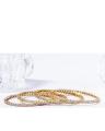 21K - Gold Plated - Daimonties Bangles - Rose Gold. 