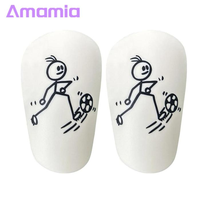 Football Shin Pads Cartoon Design Mini Soccer Shin Guards High Impact Resistance for Kids Buyers' Favorite Soccer Leg Protector
