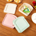 1PC Plastic Sandwich Container with Lid Reusable Food Storage Lunch Box-Angelia. 