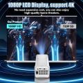 HCS350 Pro Projector and game,64G,Retro 4K Smart Game Projector 1280*1080P Built-in 30000 Games,Portable video game with 2 Wireless Controllers,5G WiFi Bluetooth,HDMI,Android 12,home theater,office. 