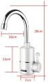 Instant Electric Water Heater tap Faucet, Tankless Geyser Heating Tab with Digital Temperature Display and shower head, ABS Body Shock Proof, Auto Electric Geezer, Water Geezar for Kitchen and Bathroom Accessories, instant electric heating water faucet. 