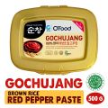O'FOOD HALAL Gochujang Brown Rice Red Pepper Paste 500g (ONE JAR). 