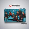 Traverse BTS Pencil / Pen Pouch for Girls  (Digitally printed on Cloth). Both sides printed. 