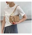 Fashion Soft PU Leather Cloud Bag One-shoulder Handbag Women's Crossbody Bags Armpit Cloud Fold Bag 1Pcs. 