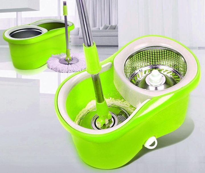 360%20Spin%20Mop%20Bucket%20Set%20Portable%20Double%20Drive%20Stainless%20Steel%20Bucket%20Hand%20Pressure%20Rotation%20-%20Image%207