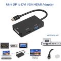Mini Display Port Thunderbolt to HDMI VGA DVI Adapter For MacBook Pro Mac Air. 