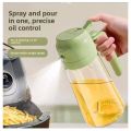 2 in 1 Oil Spray bottle- 470ML-Food grade glass bottle. 