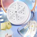Portable Ultrasonic Washing Machine,Mini Turbo Washer, Turbine Sterilizes Compact Washer with USB for Travel, Business Trip Apartment,Dorm, Light Personal Laundry (Automatic). 
