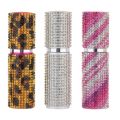 Portable Fine Mist Perfume Refill Bottle Diamond-Encrusted Atomizer Refillable Sprayer Sub-Bottling Mini Cosmetic Containers Atomizer Travel. 