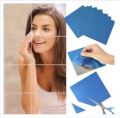 9pcs DIY Square Mirror Tile Wall Sticker Self Adhesive Room Decor for Modern Art. 