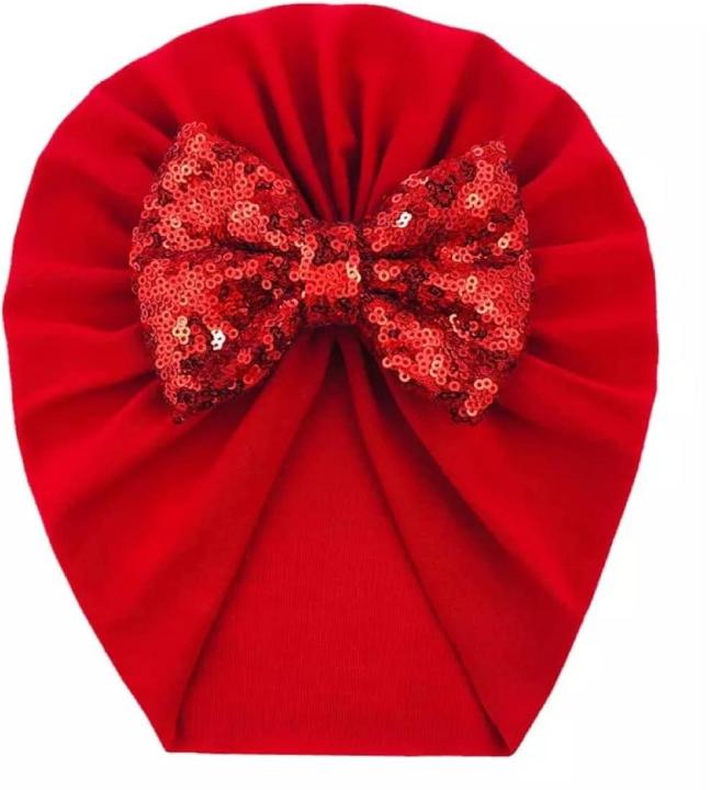 Biyu%20N%20Biyu%20Summer%20Fancy%20Turban%20Caps%20for%20Baby%20Girl%20%7C%20Sequin%20Bow%20Turban%20Cap%20for%20Girls%20%7C%20Big%20Bow%20Facny%20Turban%20Cap%20for%20Girls%20-%20Image%203