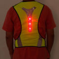 High Visibility Reflective Vest Security Running Vest Cycle Equipment Night Work Tops Chaleco Reflectante Veiligheids Hesje Led. 
