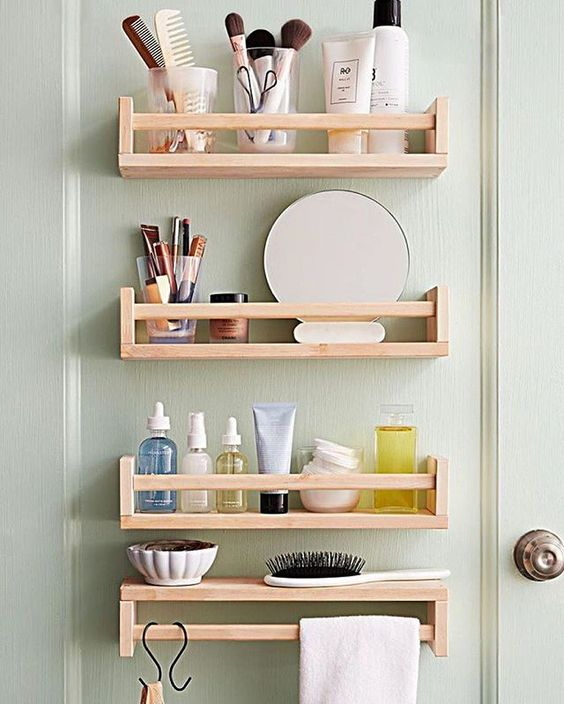 Floating Nursery Shelves Wall Shelf for Bathroom Decor Kitchen Spice Rack Book Shelfs Organizer for Baby Room Decor Daraz.pk