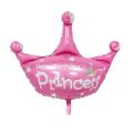 PRINCESS CROWN FOIL BALLOON IN PINK COLOR ( 82 CM X 75 CM ). 