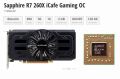 AMD R7 260X iCafe Gaming Graphics Card 2GB GDDR5 128 bit. 