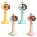 New Aircraft Turbine Rechargeable Fan Bladeless usb Rechargeable fan Portable Mini Desktop Small Handheld Fan. 