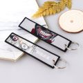 Tokyo Ghoul Keychain Manga Embroidery Key Chain for Motorcycles and Cars Gifts Key Tag Anime Key Chain Key Ring Chaveiro. 