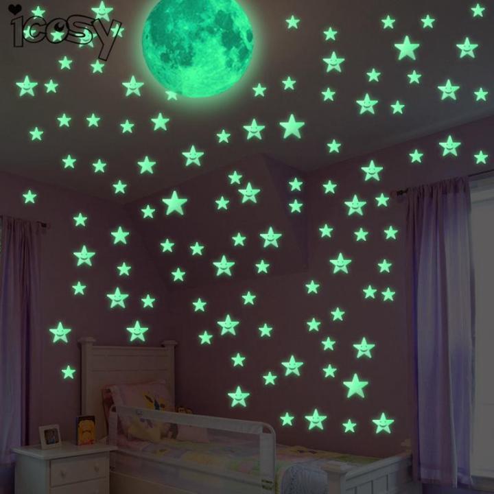 Pack%20of%2050%20Night%20Glowing%20Fluorescent%20Stars%20Wall%20Stickers%20Wall%20Decoration%20Stars%20-%20Image%206