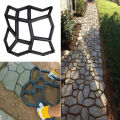 Plastic Pathway Path Maker Mold DIY Molding Patio Walk Maker Paver Walk Mould Concrete Paver Brick Mold Tool professional design. 