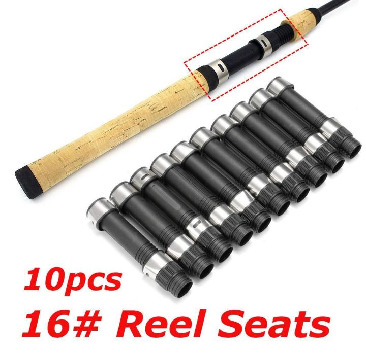 10Pcs%20Black%20DPS%20Style%2016#%20Reel%20Seat%20Spinning%20Rod%20Building%20&%20Repair%20105mm%20Length%20-%20Image%202