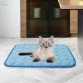 Dog Cooling Mat Cooling Pad Bed for dogs and cats Kennel Pad Breathable Machine Washable , blue XS. 