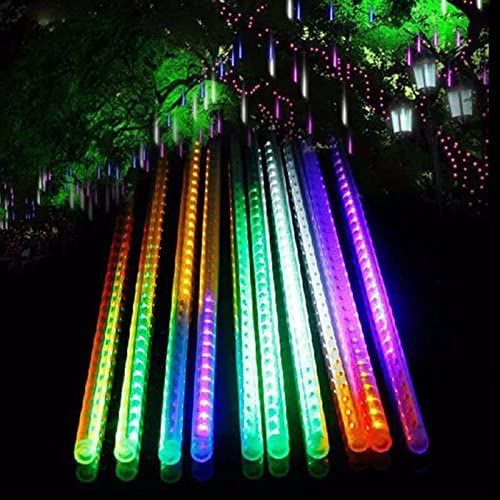 Multi-Color Rain Meteor Shower Led Lights Waterproof Tubes Snowfall String Garden Christmas light decorating