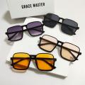 Eyewear Trending Luxury Brand Design UV400 Shades Goggles Sun Glasses Oversized Square For Men Women. 