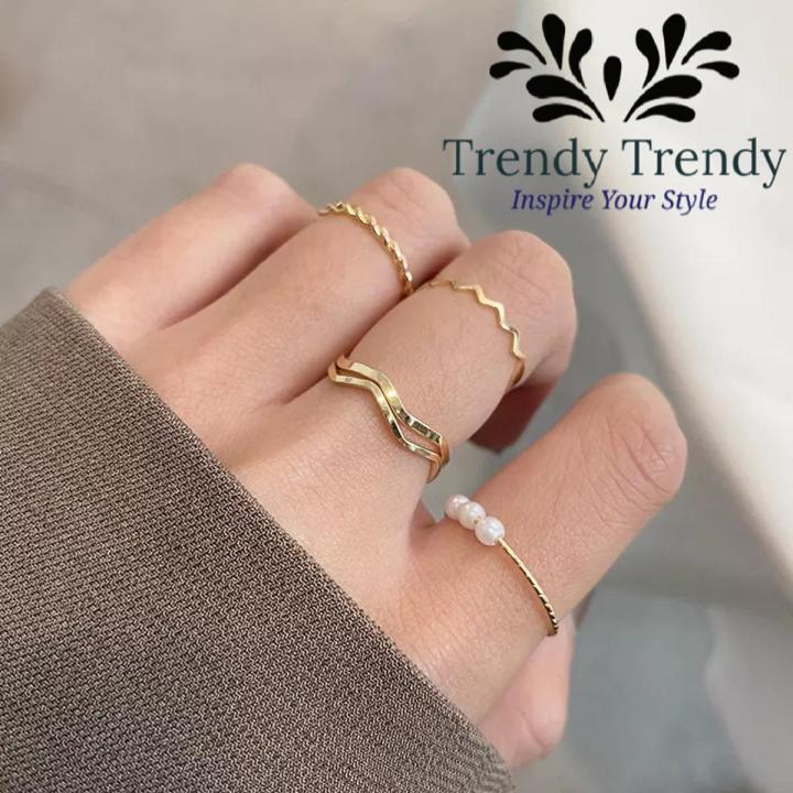 Trendy%20Trendy%20Korean%20Pack%20of%205%20Rings%20For%20Girls%20Set%20Korean%20Design%20Rings%20Set%20For%20Girls%20Valentines%20Day%20Gift%20For%20Lovers%20Girl%20-%20Image%202