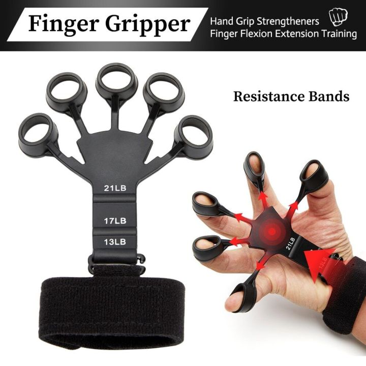 Estune 27 Pack Finger Strengthener Set - Hand Exercisers For Grip Strength, Tennis Elbow Rehab, Climbing - 9 Colors Finger Exerciser For Wrist Pain