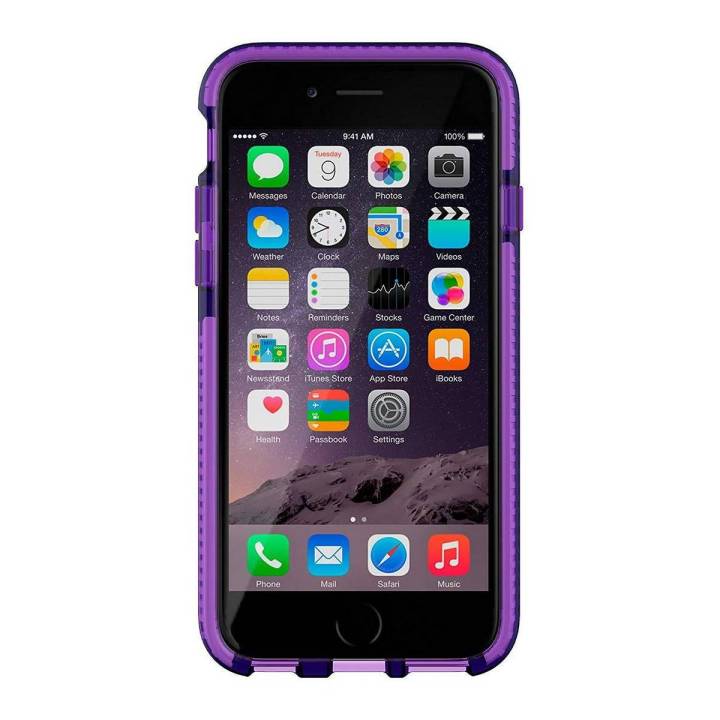 Tech21 Impactology Evo Mesh Check case iPhone 6 PLUS 6s PLUS - Purple/White