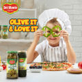 BUY ONE GET ON FREE DEL MONTE SLICED GREEN OLIVES & PITTED GREEN OLIVES DAILY USED IN EVERY HOME DISH MAKING PASTA, PIZZA'S CHUTNY & MANY DISHES PURE & FRESH (450 GRAM). 