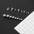 New Nose Ring Jewelry Dermal Anchor Top Sticker Fake Belly Eyebrow Lip Piercing Non Piercied Earring Stud Set. 
