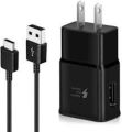 Original Adaptive Fast Charger Type-c-Cable FOR Samsung Galaxy S8 / S8 Plus S9 / S9 Plus S10 S10E S10 Plus Charger - Note 8 Note 9 - Black. 