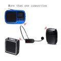 FM Wireless Microphone Mic System with Receiver for Voice Amplifier Computer Playing Gaming Teaching Accessories. 